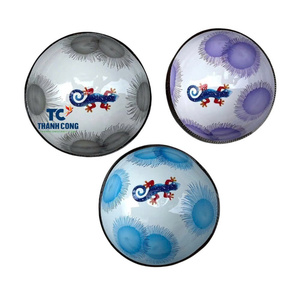 Fabriqué au Vietnam En Gros Laque Noix De Coco Bol Bols De Noix De Coco Vaisselle De Noix De Coco pour La Décoration - Product Image 3