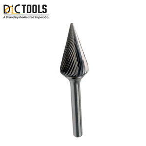 High-Quality Tungsten <b>Carbide</b> Conical Pointed Nose Rotary <b>Burrs</b> Customizable Designs - Product Image 6