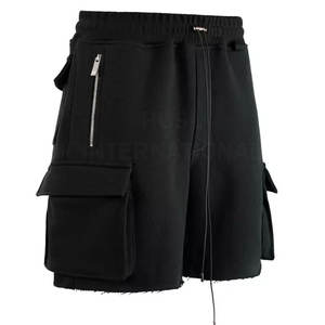 Short de survêtement cargo de haute qualité pour hommes sur mesure 100% coton solide High Street Style vente en ligne - Product Image 2