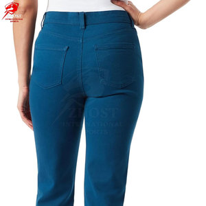 Pantalones Vaqueros de Mujer con Tela Elástica de Confort Avanzado y Ajuste Flexible para Uso Diario y Actividades de Estilo de Vida Casual Moderno - Product Image 4
