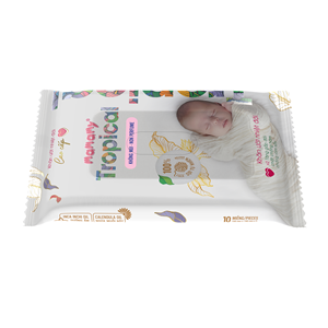 ผ้าเช็ดทำความสะอาดสำหรับเด็กทารกผ้าเรยอนธรรมชาติแบบไม่ทอ10ชิ้นแพ็ค100% ใหม่สำหรับเด็กทารกในเขตร้อน - Product Image 3