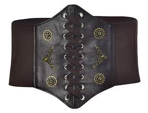 Corset en cuir véritable Parfait pour l'entraînement à la taille et le style Vegan Edgy Chic et sans cruauté Élégance intemporelle pour toute occasion - Product Image 2