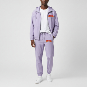 Chándales OEM para hombre, conjunto de 2 piezas, trajes cortavientos, traje deportivo de nailon para gimnasio, chaqueta con cremallera, pantalones de chándal, traje para correr para hombre - Product Image 1