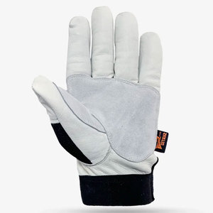 Guantes de trabajo originales SkatIQ de piel de cabra de primera calidad, guantes de trabajo de doble Palma, guantes de seguridad de alta calidad con función antideslizante - Product Image 6
