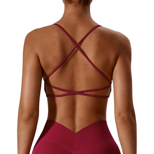 Sujetador deportivo transpirable de alta calidad para adultos Diseño de patrón sólido único Estilo simple - Product Image 1