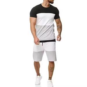 Ensemble de vêtements d'été pour homme, respirant, t-shirt et short de course à pied pour homme, hauts et pantalons à manches courtes - Product Image 1
