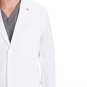 Blouse de laboratoire pour homme en coton et polyester de qualité supérieure, à manches longues, finition lisse, uniforme de laboratoire durable - Product Image 3