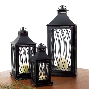 Classical Design Metal Candle Holder Lantern for Garden Outdoor & Christmas Decoration - Product Image 5