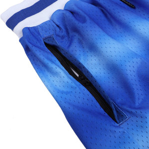 Shorts de sport pour hommes grande taille en Spandex et Polyester, respirants, à séchage rapide, anti-humidité, personnalisables, en maille, pour le basketball et la gym, vente en gros - Product Image 4