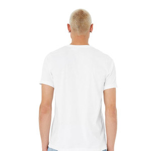 Bella + Canvas FWD Tee-shirt tendance pour homme 100% jersey de coton biologique avec mélange de blanc solide recyclé Jersey de coton biologique élégant - Product Image 3