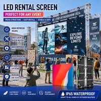 Pantalla LED Curva de Alquiler TOPvision, IP65, SDK, Instalación en Tiendas Minoristas, Colgante, Apilable, para Espectáculos