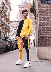 Sudadera con capucha y chándal de moda para hombre 100% algodón bordado personalizado Logo otoño Sudadera con capucha de gran tamaño conjunto de alta calidad - Product Image 4