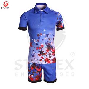 Vente en gros vêtements de sport personnalisés maillot de rugby survêtement ensemble complet à sublimation ou kit de rugby à impression numérique coupé-cousu - Product Image 2