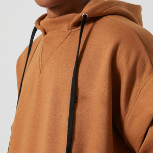 Sudaderas con Capucha de Alta Calidad para Hombre, Corte Cuadrado, Cuello Redondo de Algodón, Hombros Caídos, Estilo Corto, de Fábrica - Product Image 3