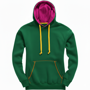 Sweat à capuche unisexe épais 550 g/m² 100 % coton lavé, col à capuche, impression numérique, poche, personnalisable, OEM, vente en gros - Product Image 3