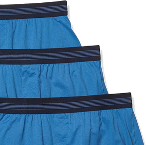 Bóxer de tiro medio para hombre, ropa interior personalizable, Color sólido, venta al por mayor - Product Image 2