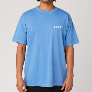 T-shirt en tricot surdimensionné avec logo personnalisé, écologique, de bonne qualité, de marque, coupe classique pour homme, manches courtes, Bangladesh - Product Image 1