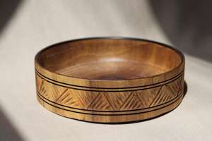 Atractivo cuenco de madera para servir, juegos de vajilla con acabado Natural hecho a mano, platos y platos, platos de cargador, ensaladera, cuencos para mezclar - Product Image 5