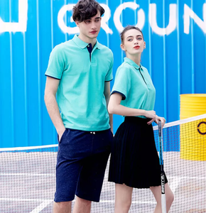 100% algodón antiarrugas para hombre nueva ropa informal de manga corta de Color personalizado para camisetas de Polo-patrón sólido al por mayor - Product Image 1