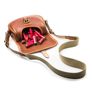 Bolsa personalizable al por mayor de piel auténtica de vaca con soporte de carcasa de cartucho para cazadores tiradores de gran aumento 6X - Product Image 5