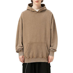 Sudaderas con Capucha al por Mayor para Hombre, Logotipo Personalizado, Ropa Urbana de Calidad, Sudadera Lisa de Manga Larga, 100% Algodón Básico, Sudaderas con Capucha para Hombre - Product Image 1