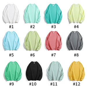 High Quality Custom Solid Color O Collar <b>Hoodie</b> <b>Oversize</b> Cotton Drop Shoulder Unisex Loose Pullover <b>Blanket</b> <b>Hoodie</b> - Product Image 5