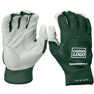 Gants de frappe de baseball de marque personnalisée en gros, paume en peau de chèvre souple, motif hexagonal, design en maille, gants de frappe de softball pour adultes et jeunes - Product Image 2