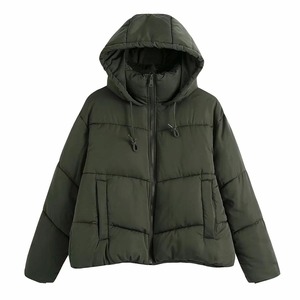 Nouvelle veste matelassée décontractée pour homme, coupe oversize, en toile, hiver 2025, haute qualité, col à capuche personnalisé, fermeture éclair, service OEM - Product Image 1
