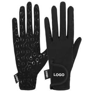 ถุงมือหนังแบบตะวันตกระบายอากาศได้ดีถุงมือขับขี่กันลื่นพิมพ์โลโก้ตามสั่งดีไซน์ใหม่2025 - Product Image 1