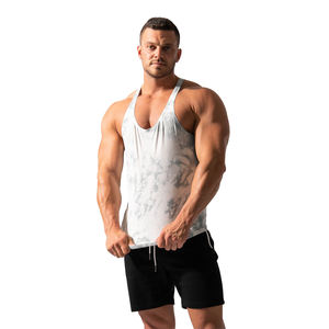 Camisetas deportivas de gimnasio personalizadas para hombre, cómodas camisetas sin mangas transpirables de poliéster y Spandex, diseños personalizados - Product Image 3