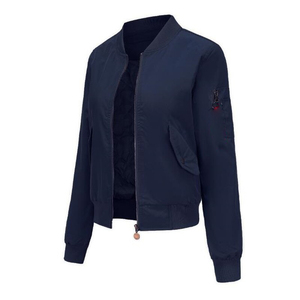 Venta al por mayor de las mujeres de alta calidad chaqueta de bombardero personalizada OEM de buena calidad elegante chaqueta de Bombardero - Product Image 4