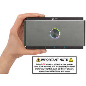 การบันทึกแบบ HD + การสตรีม การ์ดบันทึกภาพแบบ USB HD สำหรับการบันทึก HDMI และการสตรีมสดพร้อมกัน รองรับอินพุต 4K บันทึกภาพ 1080P - Product Image 2