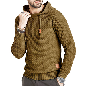 Sweat à capuche imprimé personnalisé à la mode pour hommes, pull à manches longues, respirant, coupe-vent, tissu 100% coton, pour l'hiver, service OEM - Product Image 1