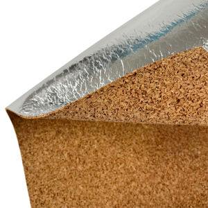 Matériau d'isolation thermique qui bloque efficacement la chaleur Sous-couche en liège avec feuille d'aluminium - Product Image 2