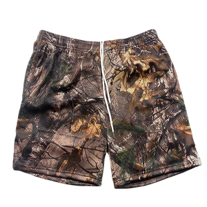 High Quality Wholesale 200 Gsm Mesh Fabric Summer Streetwear Basketball Workout Purple <b>Camo</b> Custom Print Mesh <b>Shorts</b> With Liner - Product Image 6
