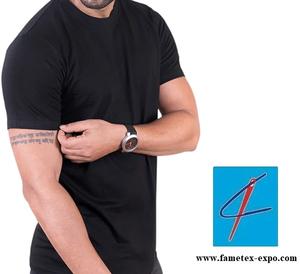 T-shirt en coton pour hommes, avec Logo imprimé, personnalisé, vierge, vente en gros, du Bangladesh - Product Image 2