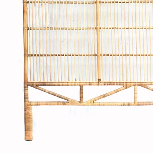 Cabecero de diseño de ondas hecho a mano Premium más vendido Precio adicional BedHead Disponibilidad al por mayor Muebles de dormitorio hechos de ratán - Product Image 2
