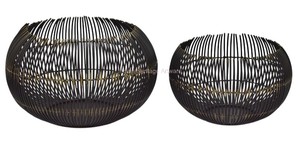 Antique Brown Rustic Iron Wire Multifunction Fruit Serving <b>Basket</b> Metal Tableware Kitchenware for Snacks <b>Breads</b> Storage <b>Baskets</b> - Product Image 4