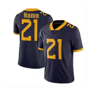 Custom <b>White</b> Black American <b>Football</b> Jersey Personalized Team Number V Neck Breathable Mesh Sports Uniform - Product Image 5