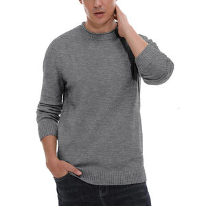 Respirant Street Wear chandails tricotés pour hommes personnalisé Vintage pull tricoté hommes pull décontracté en bas quantité minimale de commande - Product Image 4