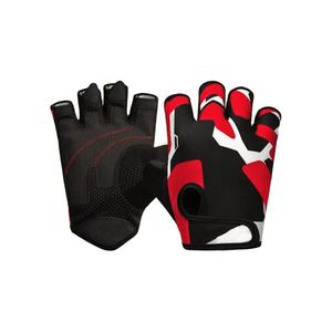 Guantes de Gimnasio Profesionales Unisex de Medio Dedo, Antideslizantes, con Agarre de PU, Transpirables, con Correa de Muñeca Ajustable y Cierre de Hebilla - Product Image 1