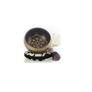 Cuenco de Himalaya hecho a mano, cuencos de Canto de luna llena tibetana martillados para Yoga y meditación personalizados, venta al por mayor - Product Image 5