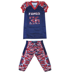 Offre Spéciale de maillots de football camée personnalisés pantalon taille XL dernière conception pour les équipes de football américain jeunes et adultes style hauts - Product Image 2