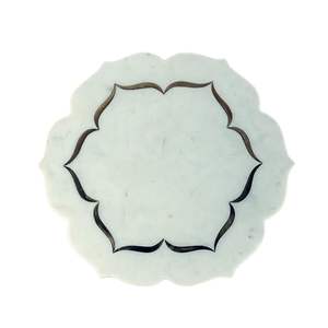 Plateaux de service en marbre antique pour la décoration de la maison, pour les restaurants, la cuisine, le salon, pour la vaisselle, le service de nourriture - Product Image 1