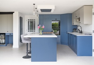 Contemporary Twist <span class=keywords><strong>Windsor</strong></span> Blue and Grey Shaker Crea gabinetes clásicos con acabado de muebles de cocina - Product Image 4