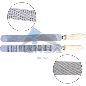 Raspa para pezuña de caballo herrador de 15 ", Lima de recorte profesional, escofina de acero de doble cara, cuidado de pezuña, herramienta para pezuña de Color plateado, herradores de caballos - Product Image 3