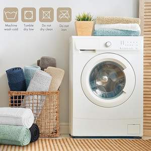 Tapis de salle de bain extra doux et absorbants en chenille, tapis de bain de luxe, adaptés aux animaux domestiques, résistants aux taches, avec dos antidérapant en caoutchouc, pour la maison et l'hôtel - Product Image 5