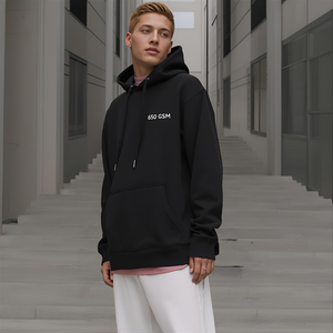 Sudadera con Capucha Personalizada Estampada de 650 GSM, Gruesa, para Invierno, de Poliéster/Nylon, con Logotipo Personalizado y Opciones OEM/ODM - Product Image 3