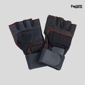 Men Gym Gloves Weightlifting Bodybuilding Training Fitness Fingerless Gloves Half Finger Cycling Gloves Non-Slip Wrist Support - Product Image 6