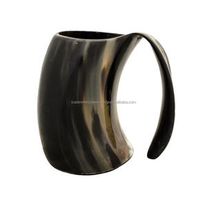 Taza de cuerno de colores con estilo, el mejor diseño de Material único para decoración interior, taza para beber con diseño de colores naturales - Product Image 5